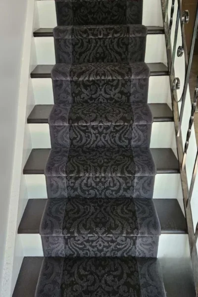 Baroque Grey Stair Runner image 3