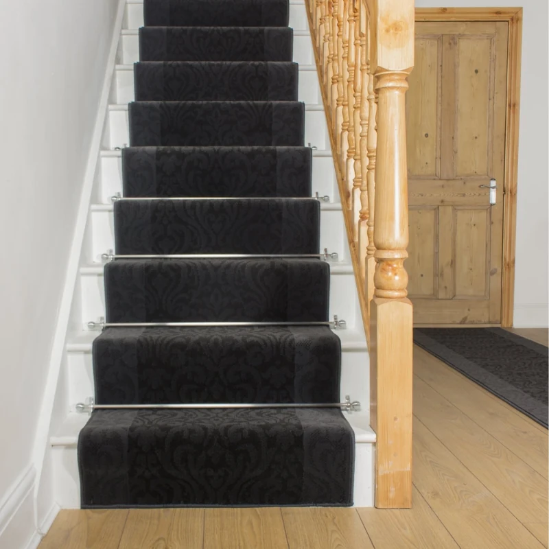 Baroque Grey Stair Runner