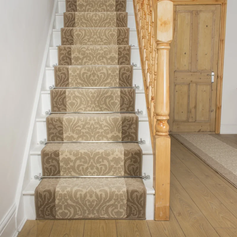 Baroque Ivory Stair Runner