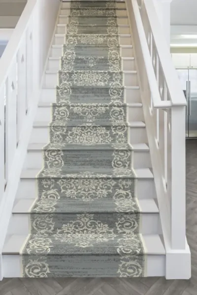 Bayeux Grey Stair Runner