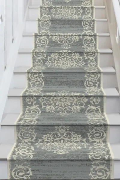 Bayeux Grey Stair Runner image 3