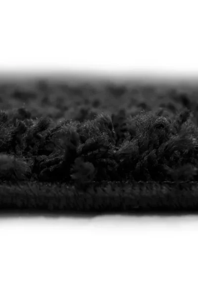 Black Libra Shaggy Rug image 4