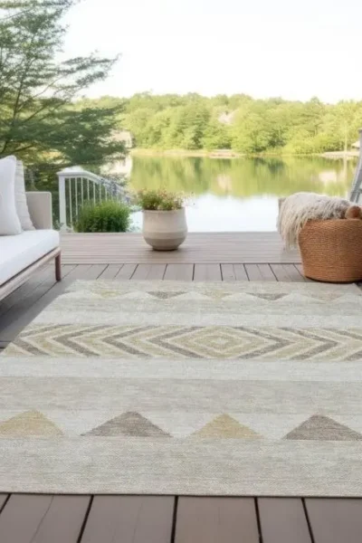 Boho Chantille Outdoor Rug img 1