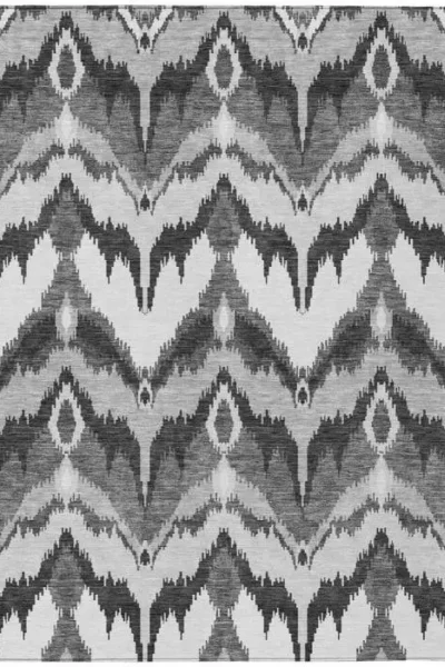 Boho Ikat Outdoor Rug img 3