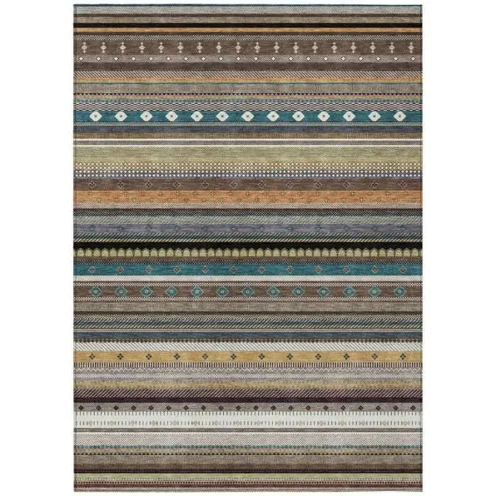 Boho Stripes Outdoor Rug img 4