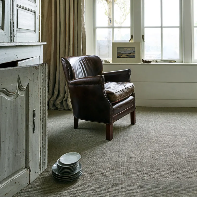 Boucle C Steel Blue Sisal Carpet