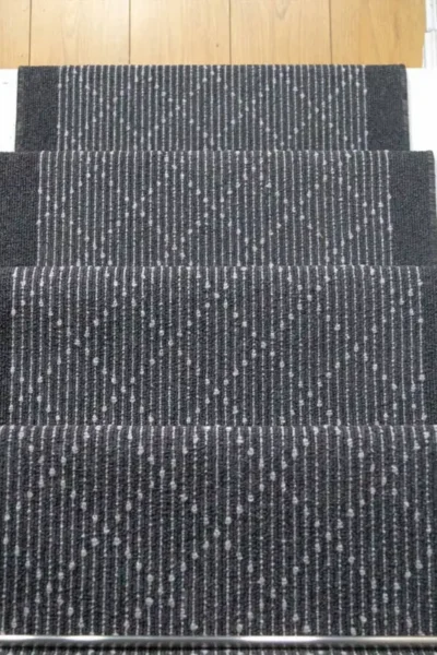 Boulevard Black Stair Runner image 3