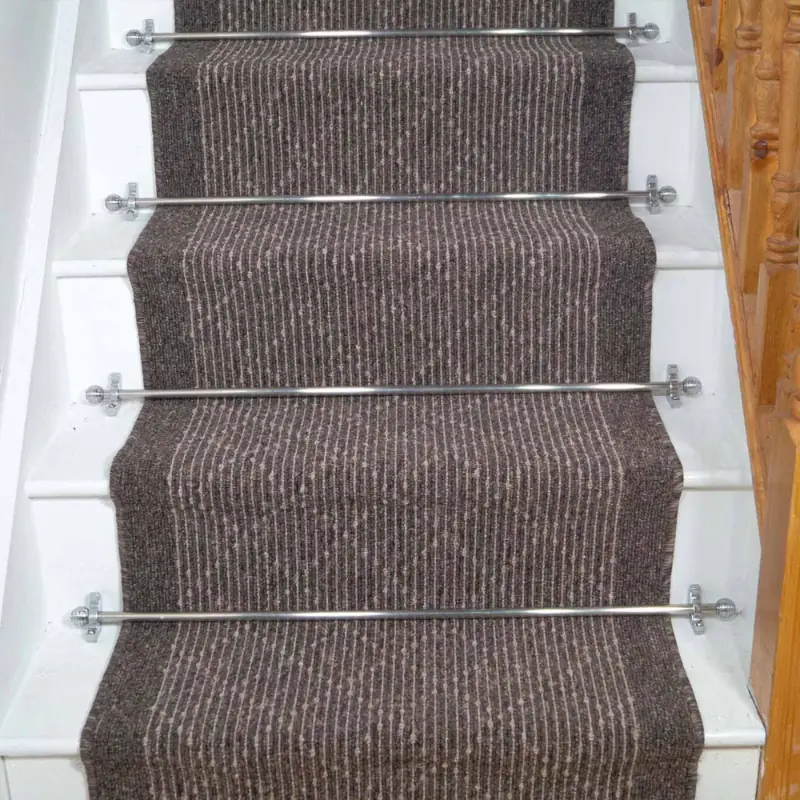 Boulevard Brown Stair Runner