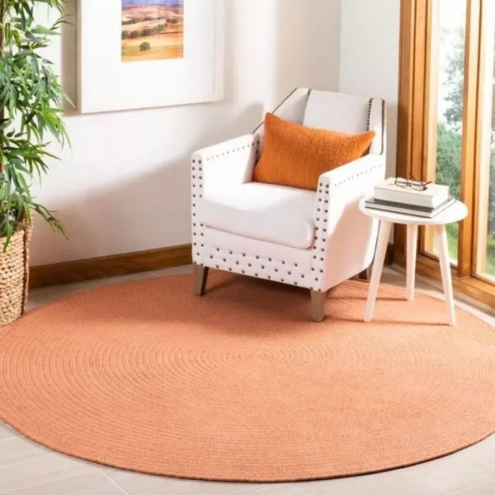 Braided Woven Round Rug