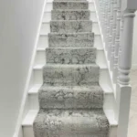 Castilla Cream Silver Stair Runner