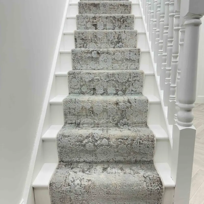 Castilla CreamSilver Stair Runner