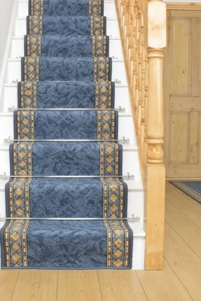 Cheops Blue Stair Runner