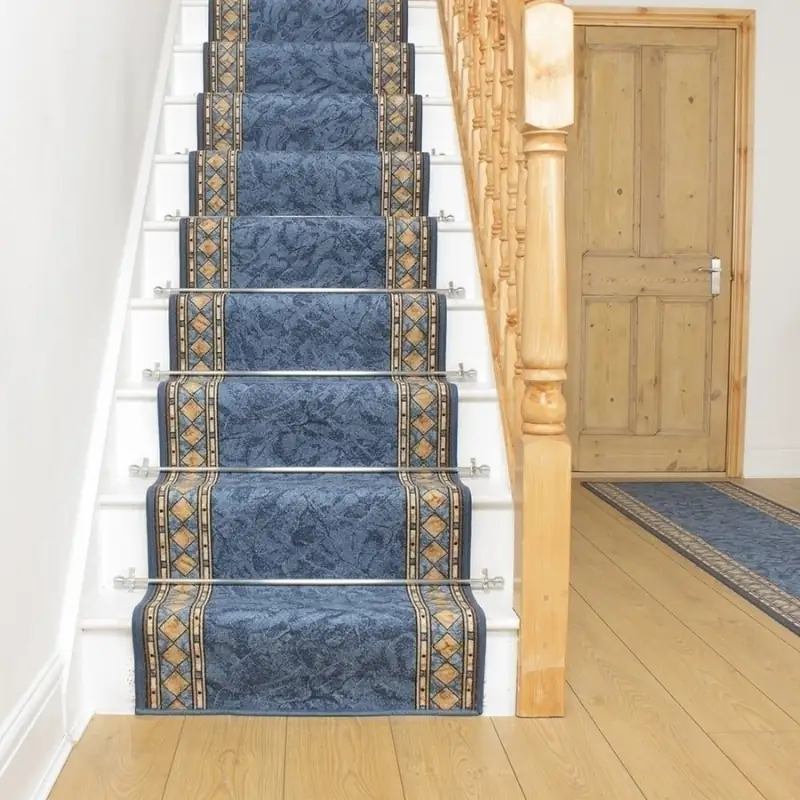 Cheops Blue Stair Runner