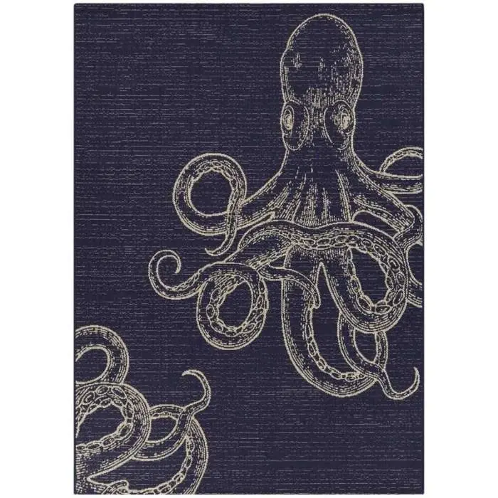 Coastal Octopus Outdoor Rug img 3