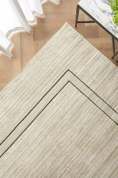 Contrast Black Border Rug img 3