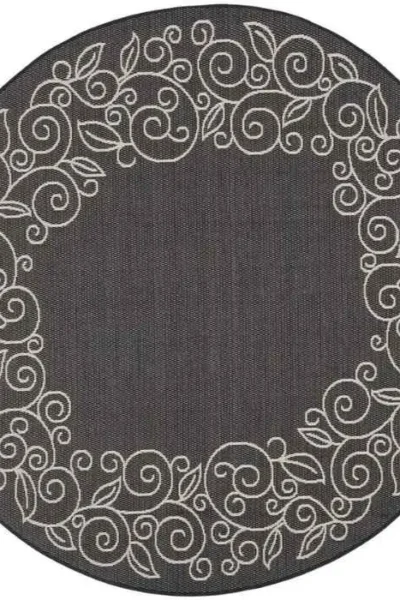 Courtyard Loomed Round Rug img 2