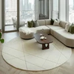 Diamonds Square Round Carpet