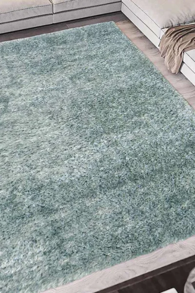 Duck Egg Aurora Supersoft Luxury Rug image 2