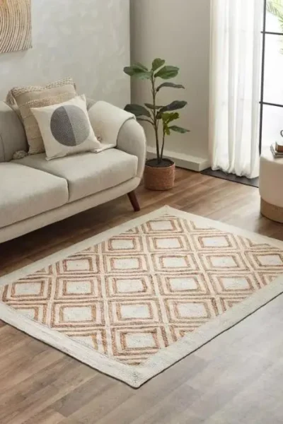 Eco Diamond Jute Rug img 2
