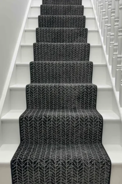 Empire Black Stair Runner