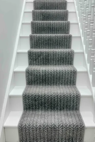Empire Light Grey Stair Runner