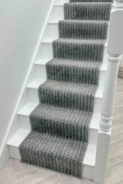 Empire Light Grey Stair Runner image 2