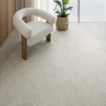 Fuzzy Diamond Round Carpet img 1