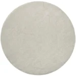 Fuzzy Diamond Round Carpet img 3
