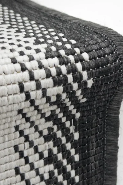 Geo Black Stair Runner image 4