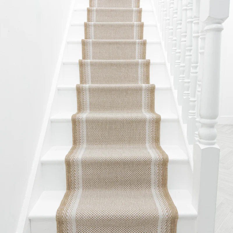 Geo Brown Stair Runner