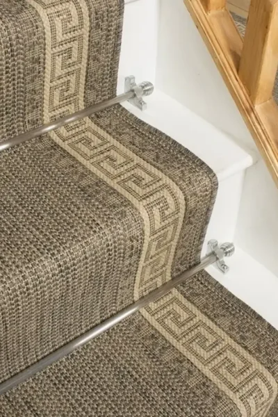 Greek Fret Tweed Stair Runner image 2