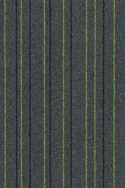 Grey Green Vertical Stripe Carpet image 3