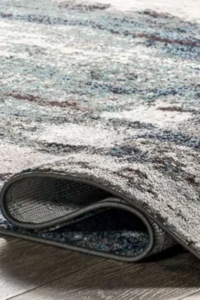 Haydee Abstract Round Rug img 1