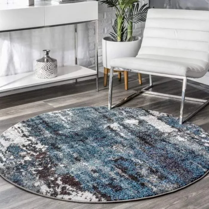 Haydee Abstract Round Rug