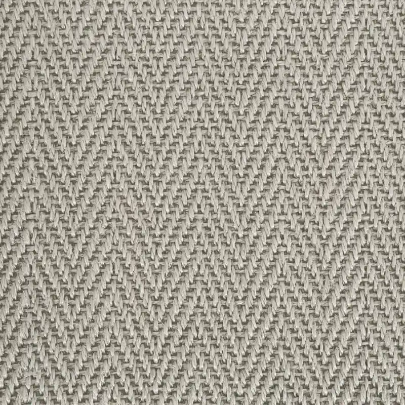 Herringbone Fresh Silver Sisal Carpet