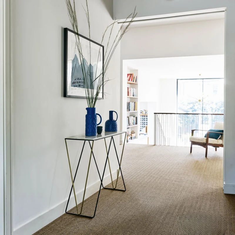 Herringbone Mist Sisal Carpet