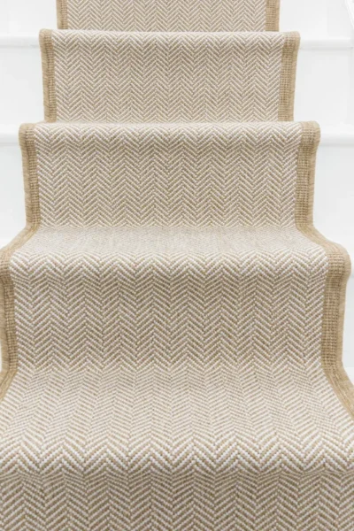 Illusion Beige Stair Runner