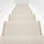 Illusion Beige Stair Runner image 2
