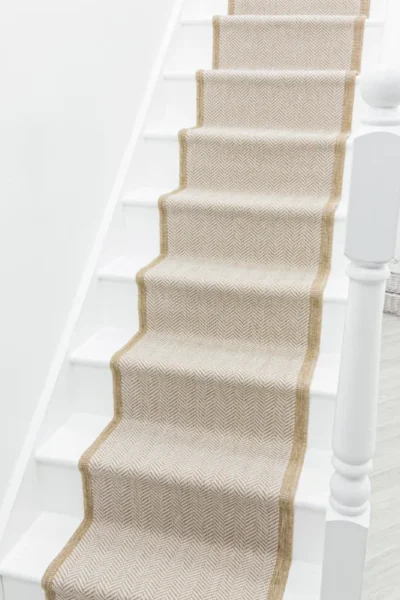 Illusion Beige Stair Runner image 3