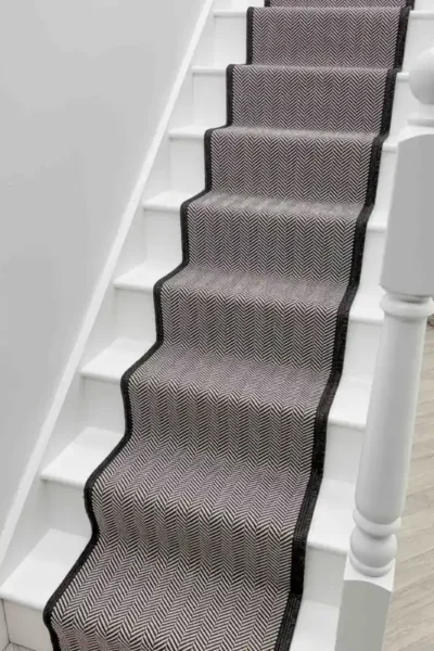 Illusion Black Stair Runner image 2