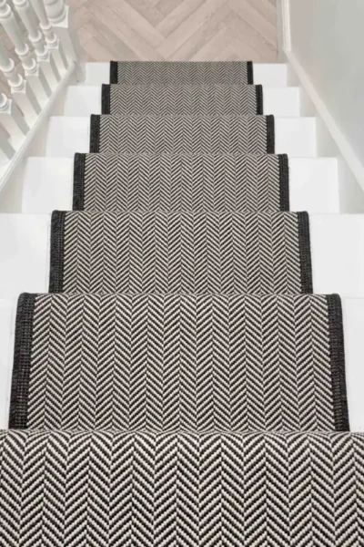 Illusion Black Stair Runner image 3