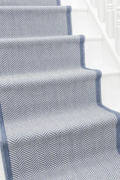 Illusion Blue Stair Runner image 2