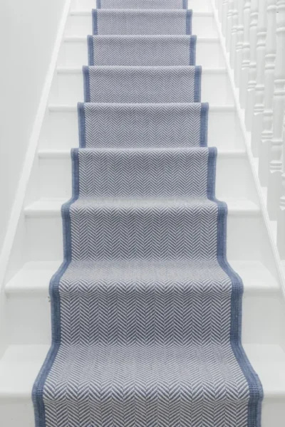 Illusion Blue Stair Runner image 5