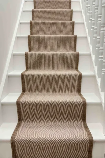 Illusion Brown Stair Runner