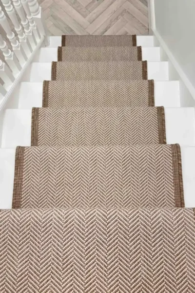 Illusion Brown A Stair Runner image 3