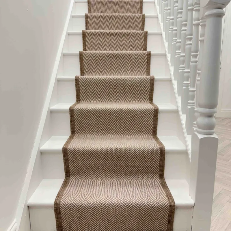 Illusion Brown A Stair Runner