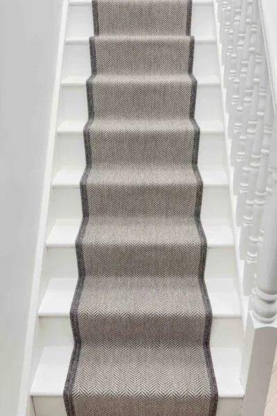 Illusion Grey Stair Runner