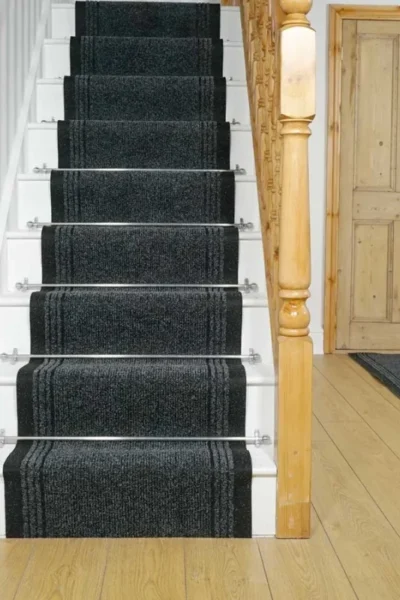 Inca Black Stair Runner