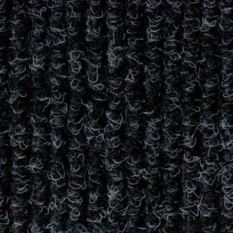 JHS Roma Cord Carpet Black