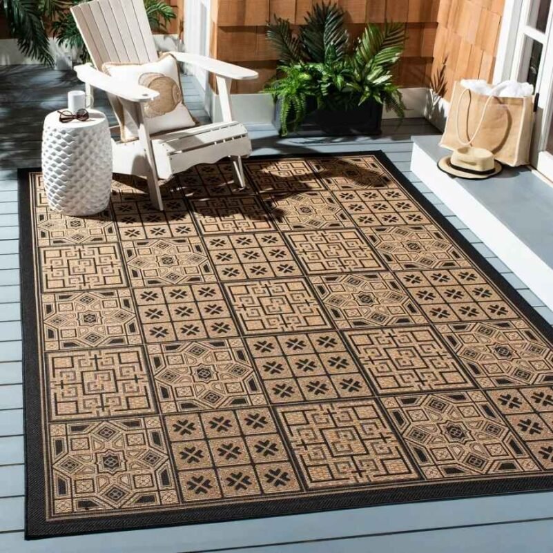 Jacklyn Courtyard Outdoor Rug img 1